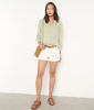 Picture of BARRY WHITE TIE-DYE EFFECT COTTON SHORTS